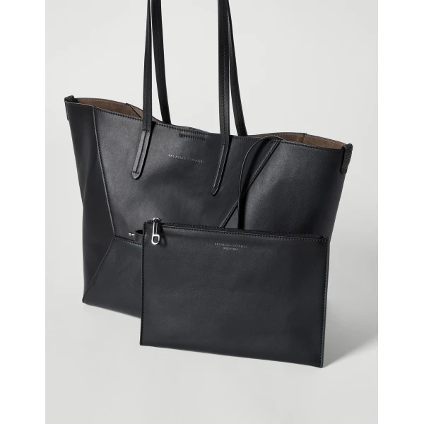 BC Duo small bag in calfskin with monili in Black - Image 5