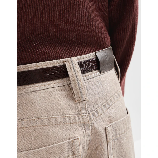 Baggy trousers with monili in Rope - Image 4