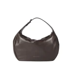 Brunello Cucinelli Boule hobo bag in nappa leather in Rust Brown