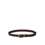 Brunello Cucinelli Braided leather belt in Brown | Belts | Coveti