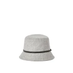 Brunello Cucinelli Bucket hat with monili in Light Grey | Hats | Coveti