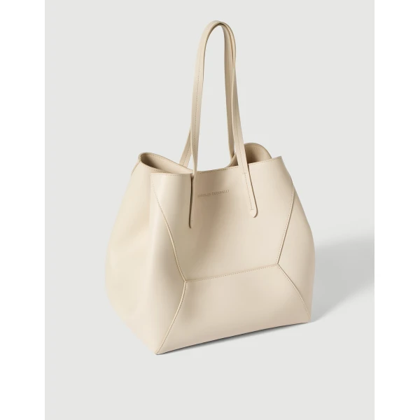 Calfskin BC Duo bag in Ivory - Image 3