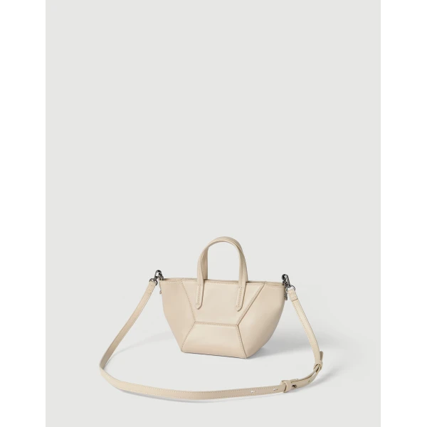 Calfskin BC Duo mini bag in Ivory - Image 2