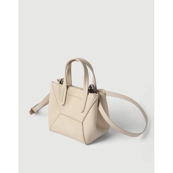 Calfskin BC Duo mini bag in Ivory - Image 3