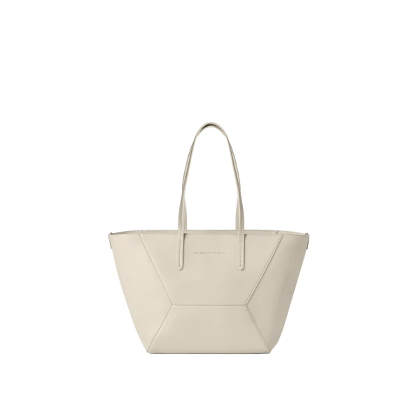 Calfskin BC Duo small bag in Ivory