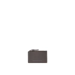 Brunello Cucinelli Calfskin card case with monili in Rust Brown | Wallets & Purses | Coveti