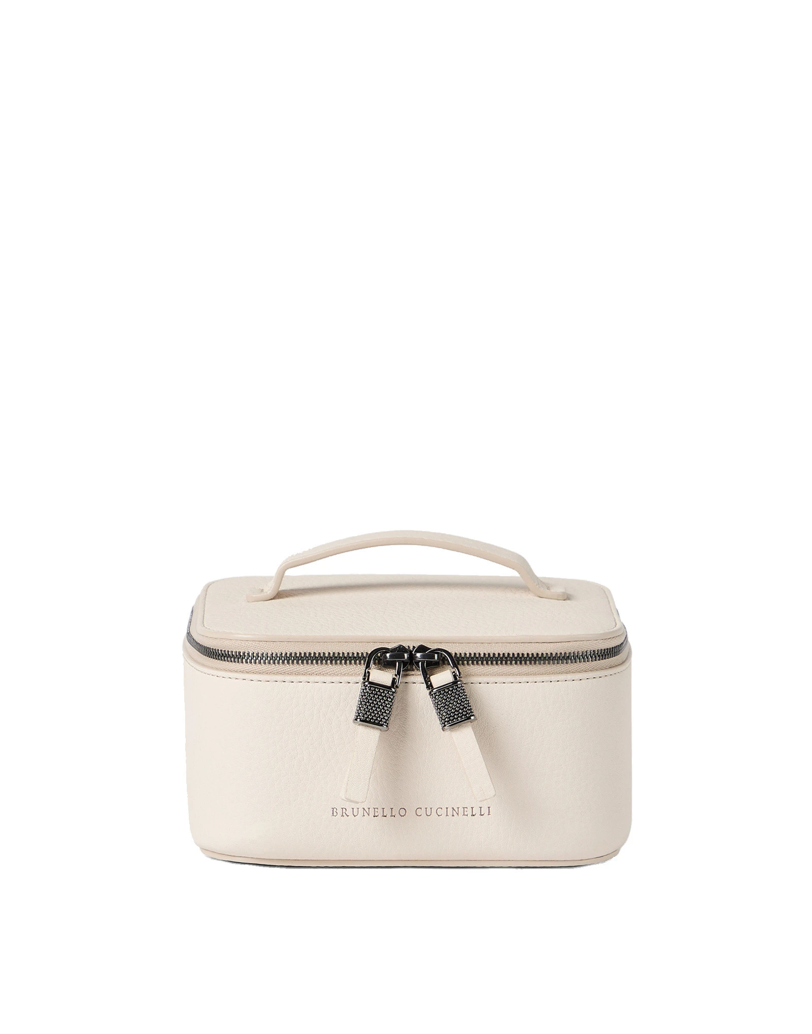 Brunello Cucinelli Calfskin jewelry box with monili in Ivory Brunello Cucinelli Calfskin jewelry box with monili in Ivory | Accessories | Coveti