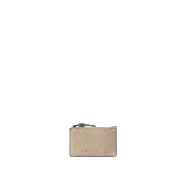 Brunello Cucinelli Card case in Beige | Wallets & Purses | Coveti