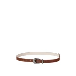 Brunello Cucinelli Carved leather belt in Light Brown | Belts | Coveti