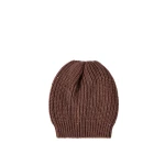 Brunello Cucinelli Cashmere and silk beanie in Brown | Hats | Coveti