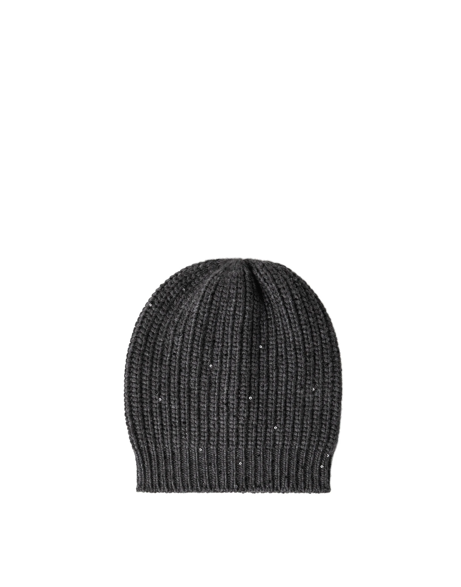 Brunello Cucinelli Cashmere and silk beanie in Lignite Grey Brunello Cucinelli Cashmere and silk beanie in Lignite Grey | Hats | Coveti
