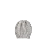 Brunello Cucinelli Cashmere and silk beanie in Pebble | Hats | Coveti