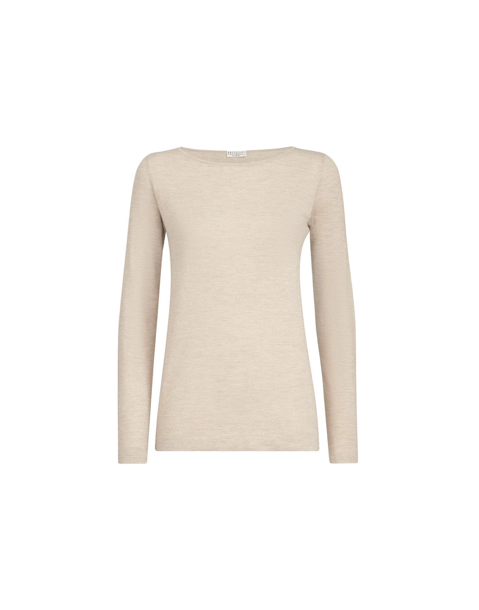 Brunello Cucinelli Cashmere and silk lightweight sweater in Beige Brunello Cucinelli