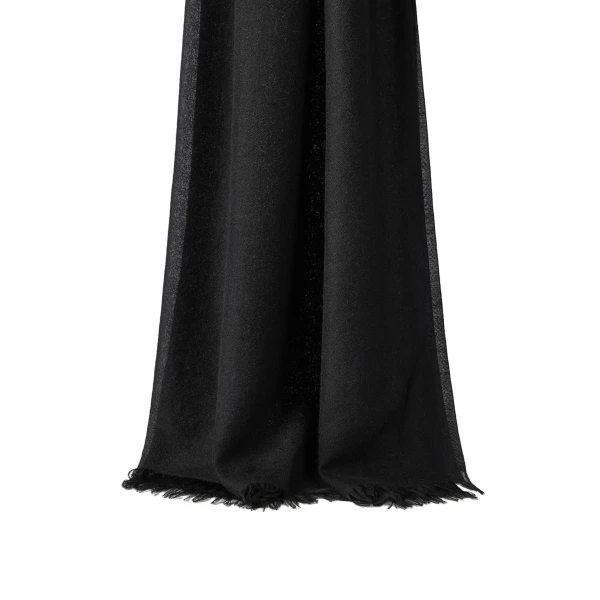 Brunello Cucinelli Cashmere and silk scarf in Black | Scarves | Coveti