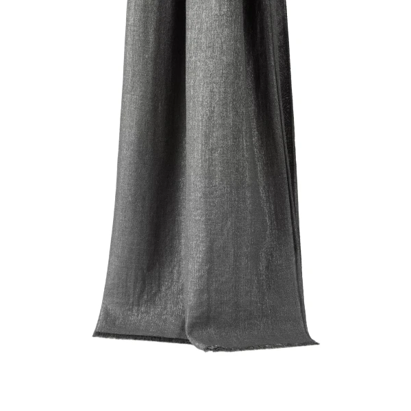 Brunello Cucinelli Cashmere and silk scarf in Lead | Scarves | Coveti