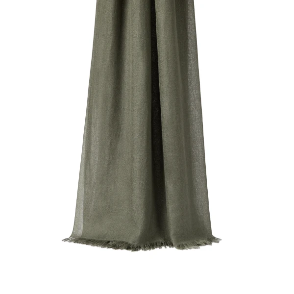 Brunello Cucinelli Cashmere and silk scarf in Origano | Scarves | Coveti