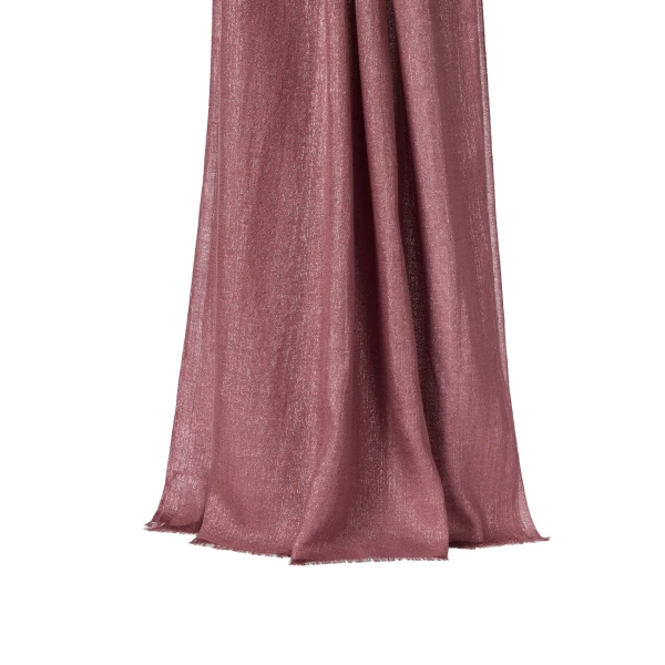 Cashmere and silk scarf in Purple
