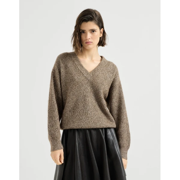 Cashmere cardigan in Brown - Image 2