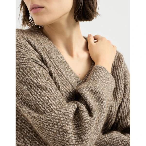 Cashmere cardigan in Brown - Image 4
