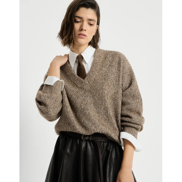 Cashmere cardigan in Brown - Image 5
