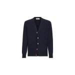 Brunello Cucinelli Cashmere cardigan in Navy Blue | Knitwear | Coveti