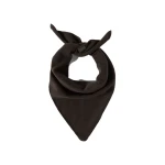 Brunello Cucinelli Cashmere foulard with monili in Coffee | Scarves | Coveti