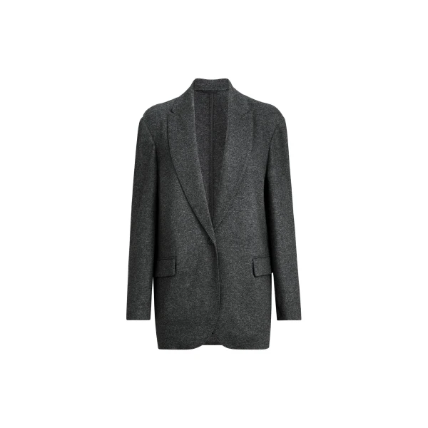 Brunello Cucinelli Cashmere jersey blazer in Anthracite