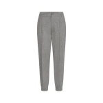 Brunello Cucinelli Cashmere jersey trousers in Stone Grey | Pants | Coveti