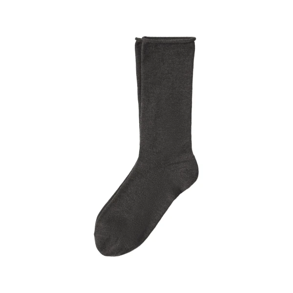 Cashmere knit socks in Lignite Grey