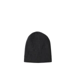 Brunello Cucinelli Cashmere rib knit beanie in Lignite Grey | Hats | Coveti