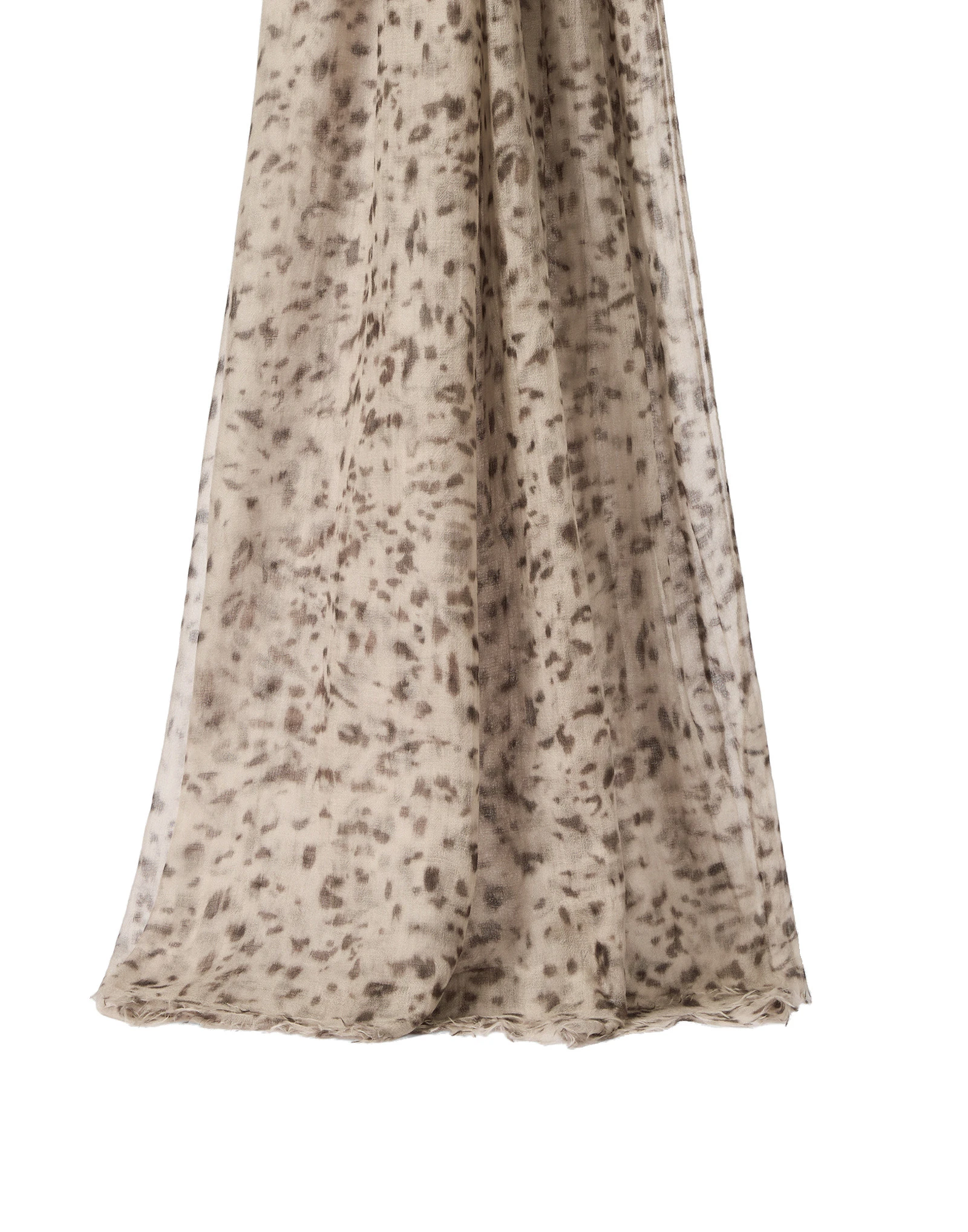 Brunello Cucinelli Cashmere scarf Lynx Print in Beige Brunello Cucinelli Cashmere scarf Lynx Print in Beige | Scarves | Coveti