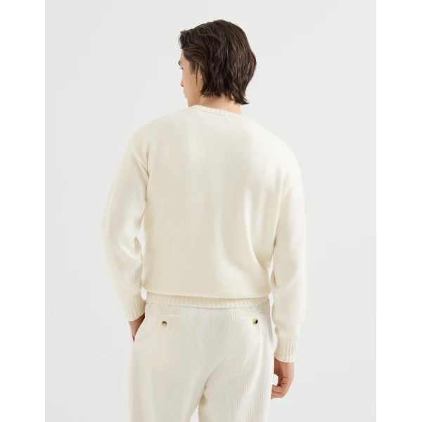Brunello Cucinelli Cashmere sweater in Panama, view 3 | Knitwear | Coveti