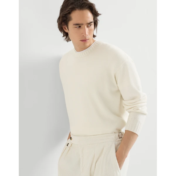 Brunello Cucinelli Cashmere sweater in Panama, view 5 | Knitwear | Coveti