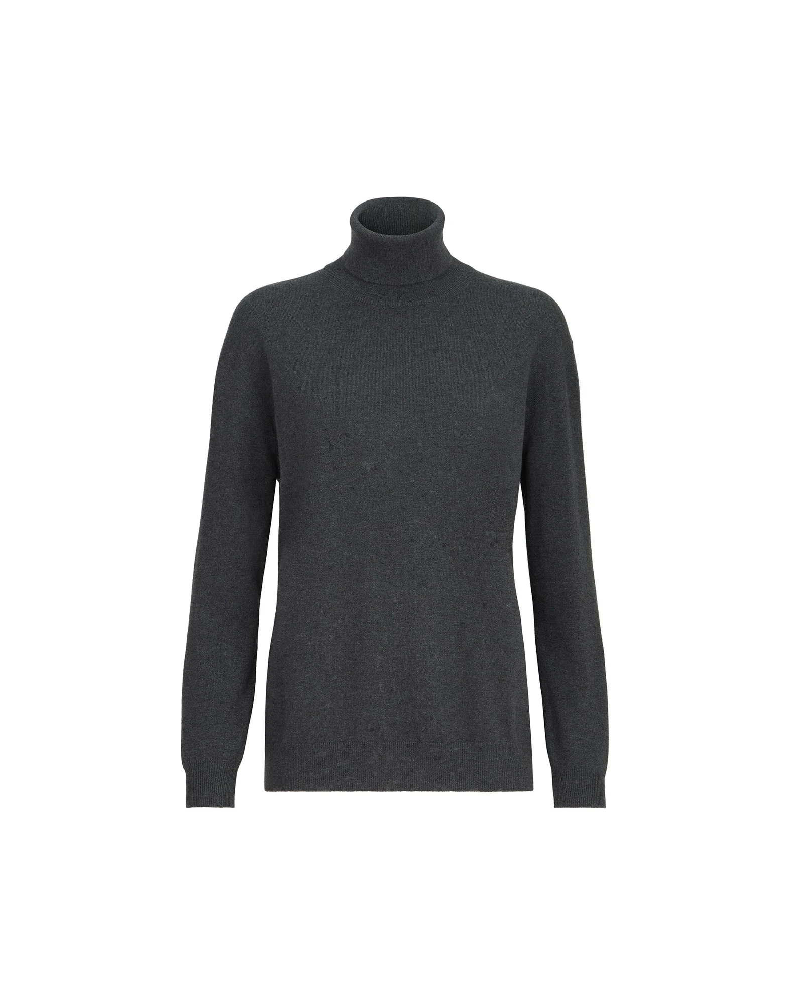 Brunello Cucinelli Cashmere turtleneck sweater in Dark Grey Brunello Cucinelli