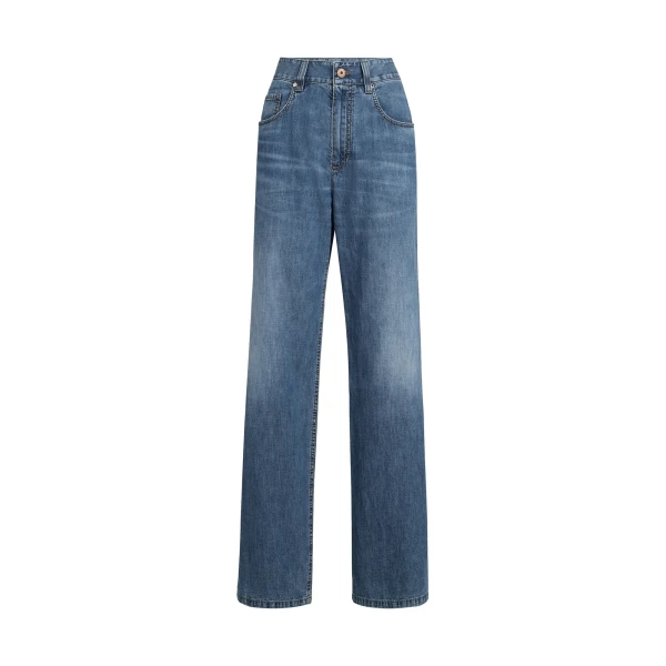 Brunello Cucinelli Contemporary Loose trousers in Denim