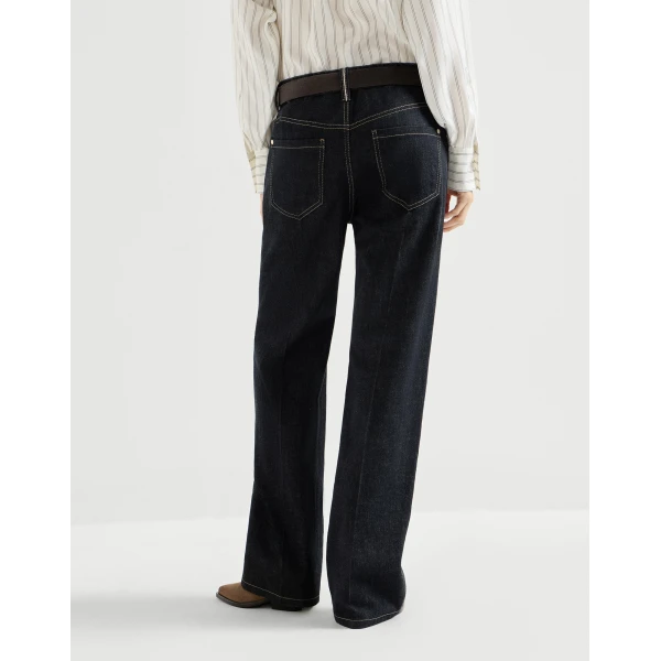 Contemporary trousers in Dark Denim - Image 3