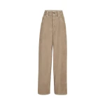 Brunello Cucinelli Corduroy baggy trousers in Beige | Pants | Coveti