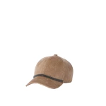 Brunello Cucinelli Corduroy baseball cap in Cappuccino | Hats | Coveti