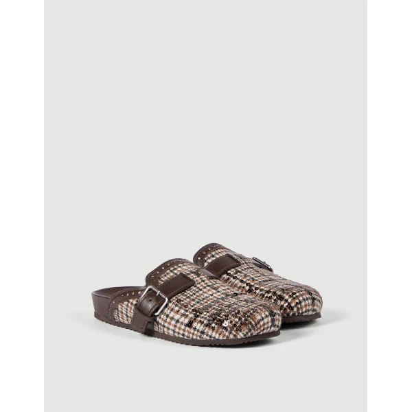 Dazzling Dégradé Embroidery slippers in Brown - Image 2