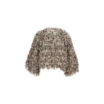 Brunello Cucinelli Dazzling Twist Embroidery cardigan in Brown