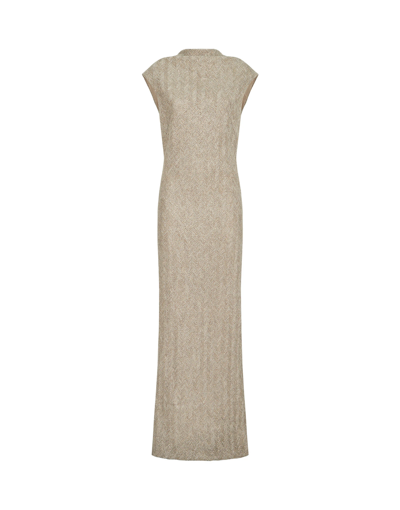 Brunello Cucinelli Dazzling chevron embroidery dress in Rope Brunello Cucinelli Dazzling chevron embroidery dress in Rope | Dresses | Coveti