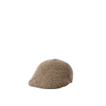 Brunello Cucinelli Dazzling & sparkling chevron flat hat in Light Brown | Hats | Coveti