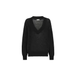 Brunello Cucinelli Dazzling texture sweater in Black | Sweaters | Coveti