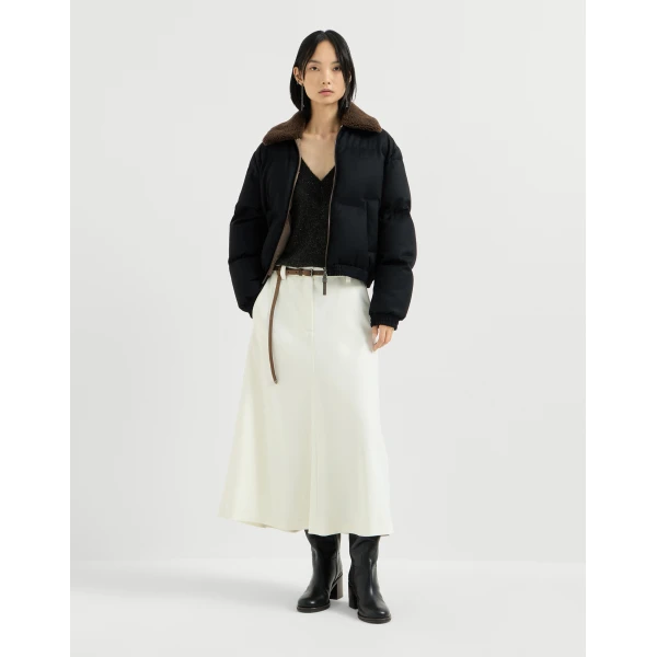 Brunello Cucinelli Dazzling texture sweater in Black, view 6 | Sweaters | Coveti