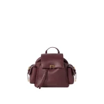 Brunello Cucinelli Deerskin sartorial backpack in Burgundy