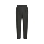 Brunello Cucinelli Double-pleated tuxedo trousers in Sand | Pants | Coveti