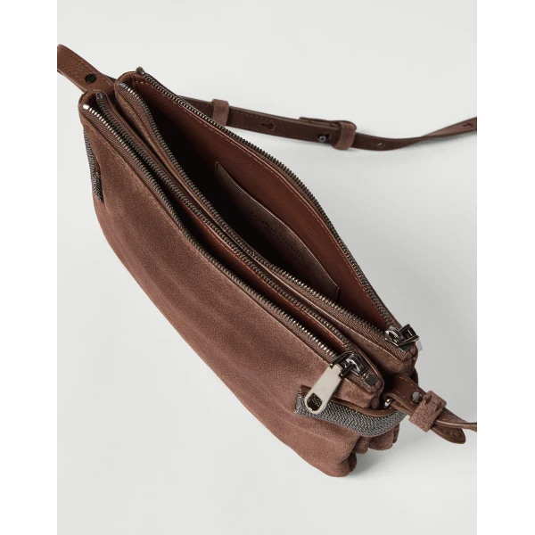 Essence mini shoulder bag in Burgundy - Image 5