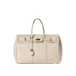 Brunello Cucinelli Explorer travel bag in deerskin in Ivory