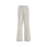 Brunello Cucinelli Flower Lace jersey Track trousers in Light Grey