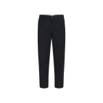 Brunello Cucinelli Gabardine ergonomic trousers in Blue | Pants | Coveti